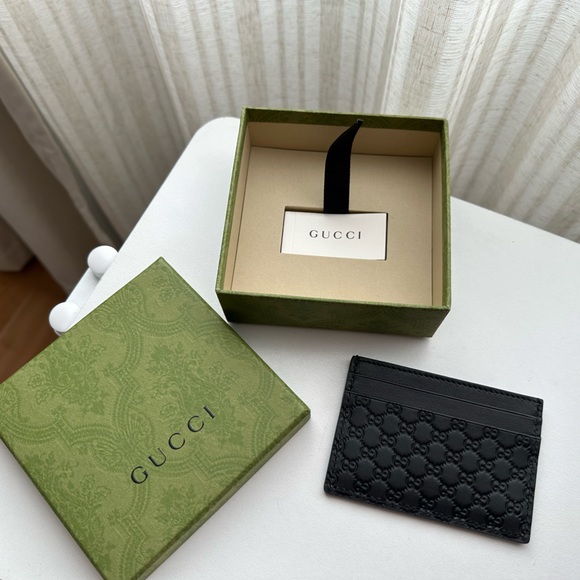 Gucci Other - Black Gucci Cardholder
